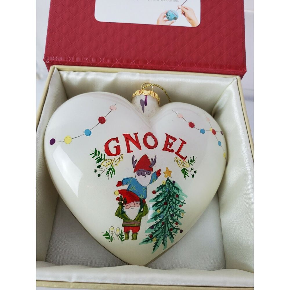 NIB 2021 Li Bien Gnoel Be Merry Christmas‎ Glass Ornament World Market